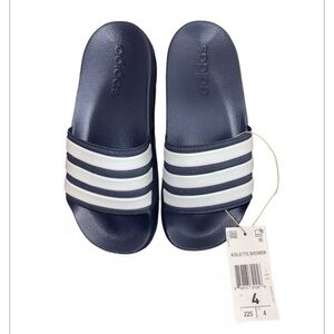 Adidas Navy Slide Sandals NEW!